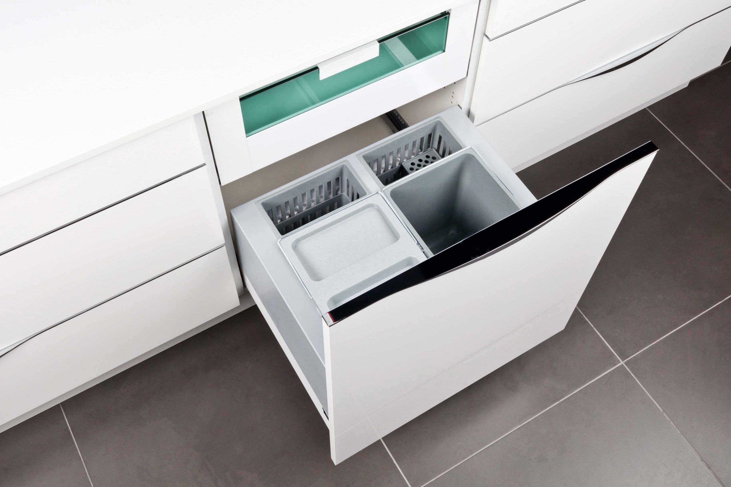 Schubladensystem Müllsystem Abfallsystem